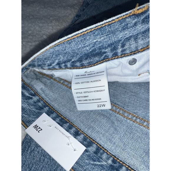 Kancan Straight Fit jeans - size 22W - J - Picture 4 of 9